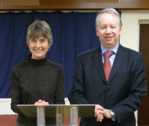 Sally Jenkins & Martin Fleet at West Midlands Area Speech Contest 2017